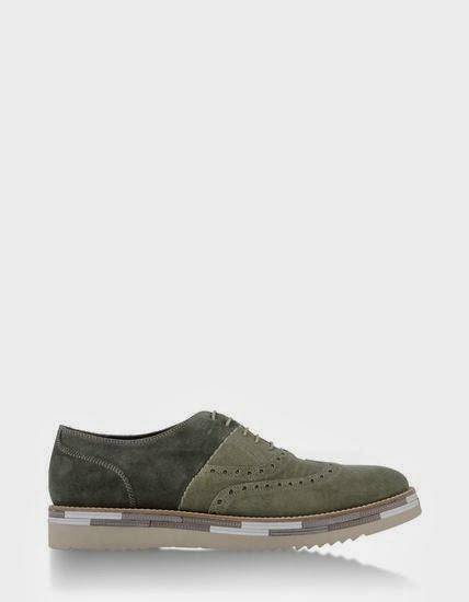 It's Not So Hard Being Green:  Alberto Guardiani Laced Shoe