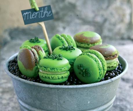 Mint Chocolate Macarons Jacqueline Mercorelli from Sweet Macarons