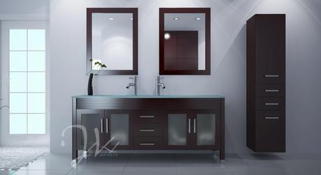 72 Inch Deluxe Grand Regent Bathroom Vanity from JWH Imports