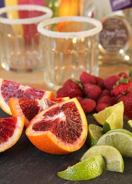 A Very Berry Blood Orange Margarita | Creative-Culinary.com