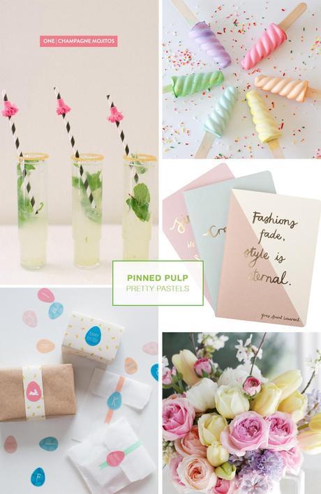 pinned pulp // pretty pastels