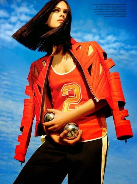 Pamela Bernier by Leda and St.Jacque for ELLE Canada, April 2014