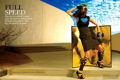 Pamela Bernier by Leda and St.Jacque for ELLE Canada, April 2014