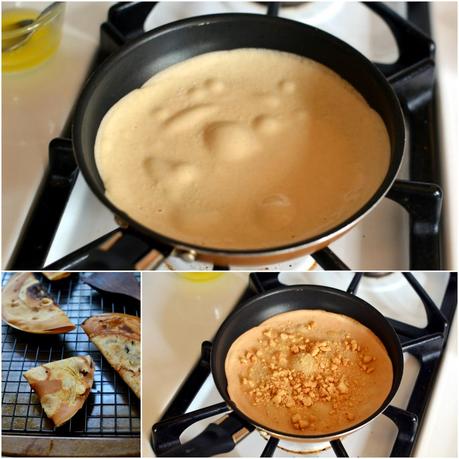 Making of Apam Balik (Malaysian Pancakes)