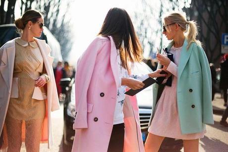 nude coat, lace, light pink coat, mint green coat, pastels, outfits, inspiration, fashion blogger, street style