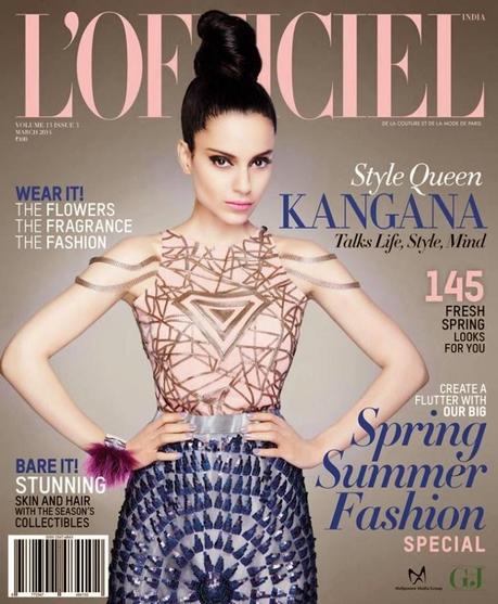 Kangana Ranaut - L'Officiel Magazine India, March 2014