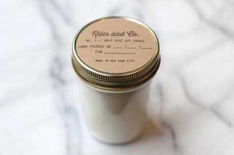 RIles and Co. soy hand poured candles 