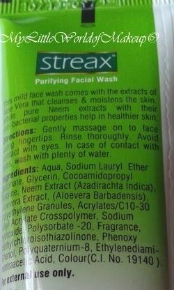 Streax Purifying Facial Wash Review