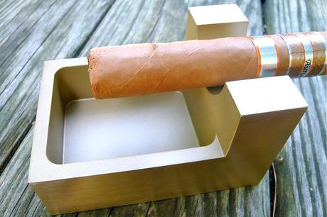 Brass Cigar Stand with Ashtray