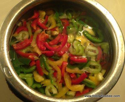 HOW TO FREEZE BELL PEPPERS ( CAPSICUM )