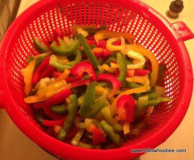 HOW TO FREEZE BELL PEPPERS ( CAPSICUM )