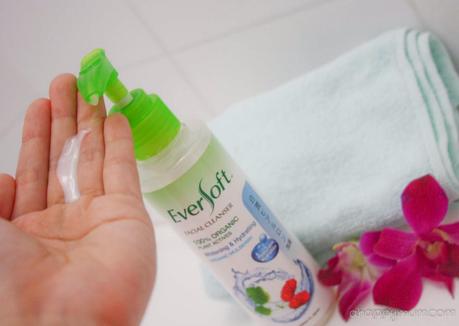 Introducing the new EVERSOFT Organic Mulberry Liquid Facial Cleanser