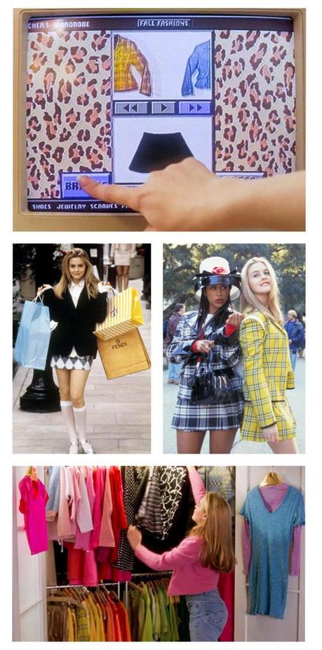 cher horowitz computerised wardrobe - clothing fashion