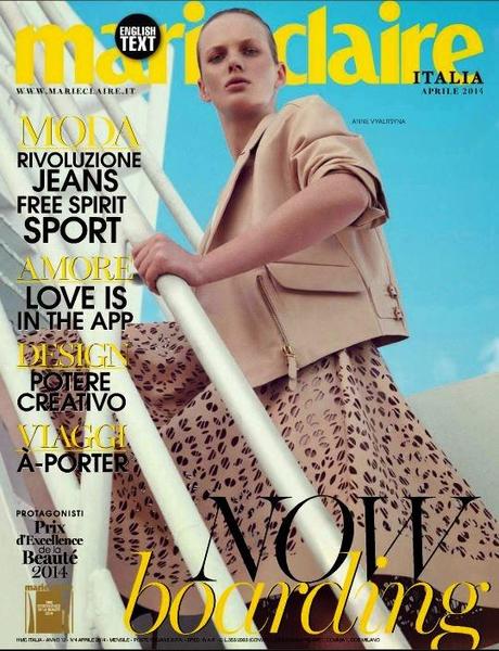 Anne Vyalitsyna for Marie Claire Magazine Italy, Aprile 2014