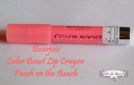 Bourjois Paris Colour Boost Lip Crayon in Peach on the Beach - Review,Swatches Bourjois Paris Colour Boost Lip Crayon in Peach on the Beach - Review,Swatches