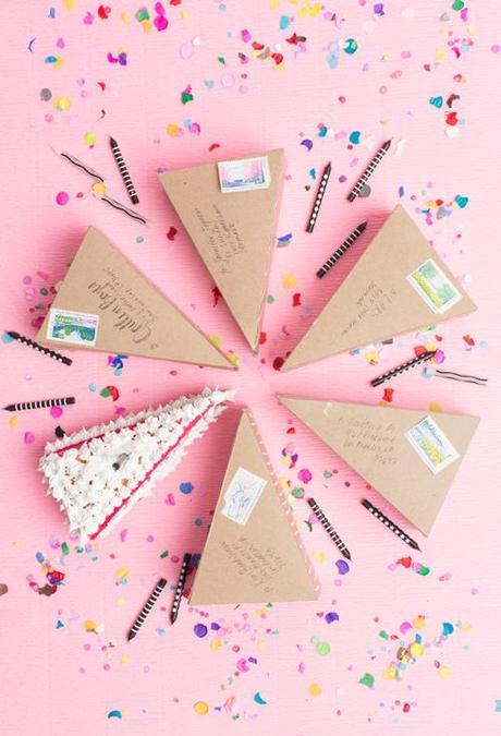 Ombre birthday cake care package Ombre birthday cake care package