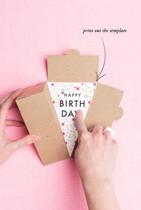 Ombre birthday cake care package Ombre birthday cake care package