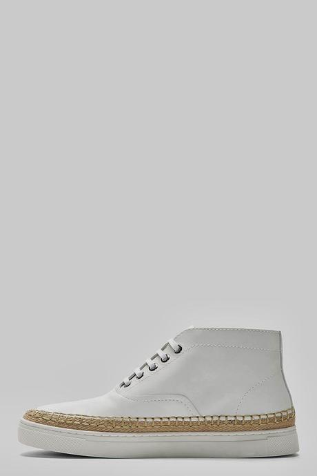 Uptown Yin, Downtown Wang:  Alexander Wang Leather Mid-top Asher Sneaker