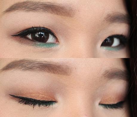 Spring 2014: Emerald Green Pop Makeup Look