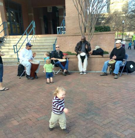 dancin to the drums