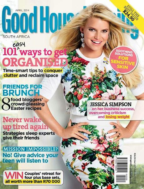 Jessica Simpson For Good Housekeeping Magazine ,South Africa, April 2014