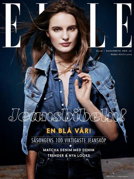 Tilda Lindstam by John Scarisbrick for ELLE Magazine, Sweden, April 2014