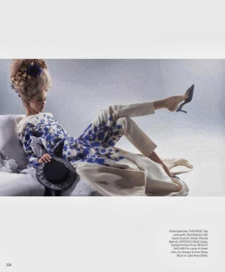 Lindsey Wixson
by Karl Lagerfeld for Harper's
Bazaar Magazine, US, April 2014