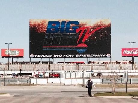 Texas Motor Speedway debuts the world's largest HD video board called BIG HOSS TV