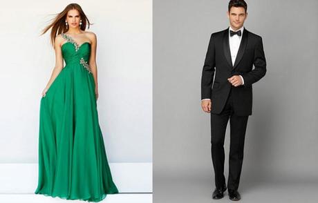 A classic suit goes with any type of dress