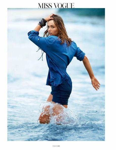 Andreea Diaconu by Gilles Bensimon for Vogue, Paris, Abril 2014