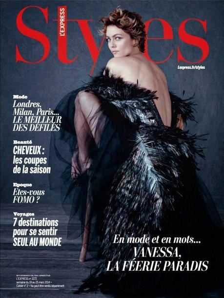 Vanessa Paradis For Lexpress Styles Magazine, France, March 2014