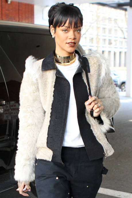 Rihanna Out In New York