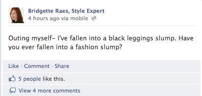 Fashion slump