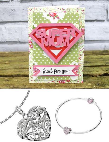 DIY mothers day card and jewelry gift ideas