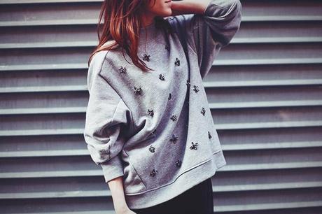adorned sweater h&m