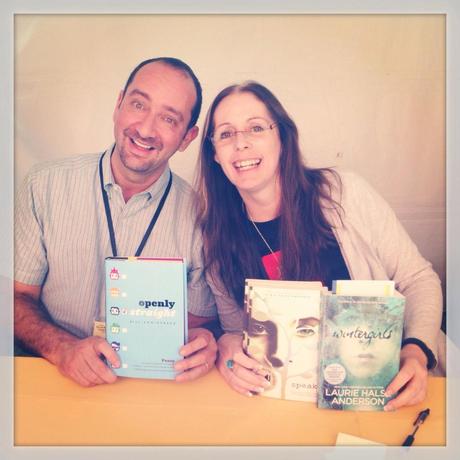 Laurie Halse Anderson with Bill Konigsburg, author of 