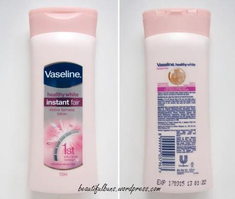 Vaseline Instant White Lotion