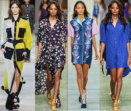 Contrast collar button down fashion trends for spring 2014