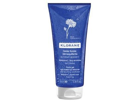 Road-Teste​d at NYFW:  Klorane Floral Gel Eye Make-up Remover with Soothing Cornflower