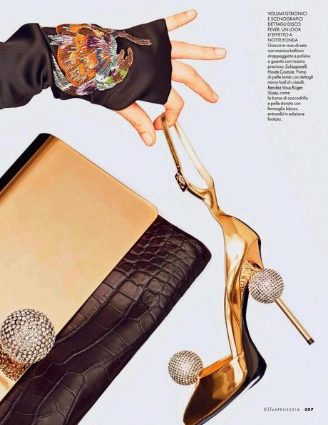 Beegee Margenyte by Alexei Hay for ELLE Magazine, Italy, April 2014