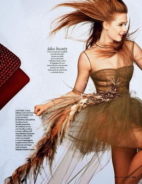 Beegee Margenyte by Alexei Hay for ELLE Magazine, Italy, April 2014