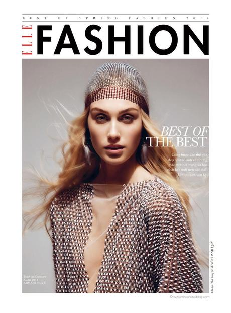 Dauphine McKee by Benjamin Kanarek for ELLE Magazine, Vietnam, April 2014