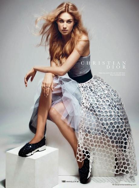 Dauphine McKee by Benjamin Kanarek for ELLE Magazine, Vietnam, April 2014