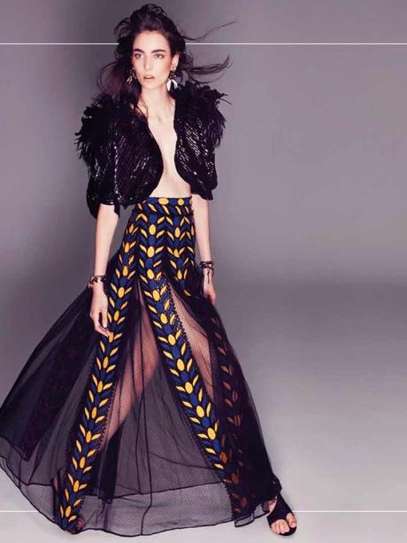 Zuzanna Bijoch by Marcin Tyszka for Harper’s Bazaar Magazine, Spain, April 2014