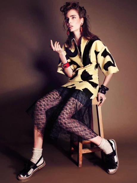 Zuzanna Bijoch by Marcin Tyszka for Harper’s Bazaar Magazine, Spain, April 2014