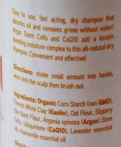 Acure's Argan Stem Cell + CoQ10 Dry Shampoo - Dirty Hair's Savior!