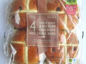 Review: M&amp;S Toffee Fudge Belgian Chocolate Cross Buns
