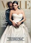 On The Cover: Kanye West & Kim Kardashian For Vogue April 2014