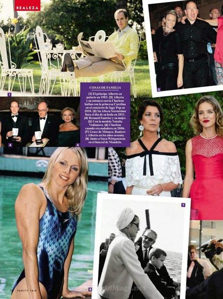 Charlene Wittstock For Vanity Fair Magazine, Spain, April 2014