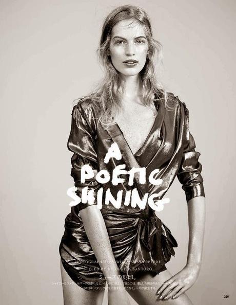 Vanessa Axente by Willy Vanderperre for Vogue Magazine, Japan, May 2014